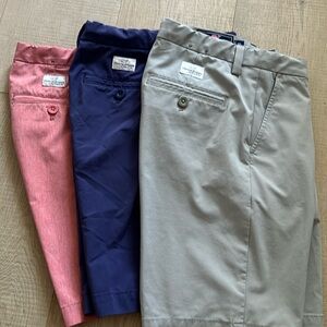 3 pairs Vineyard Vines Performance Shorts